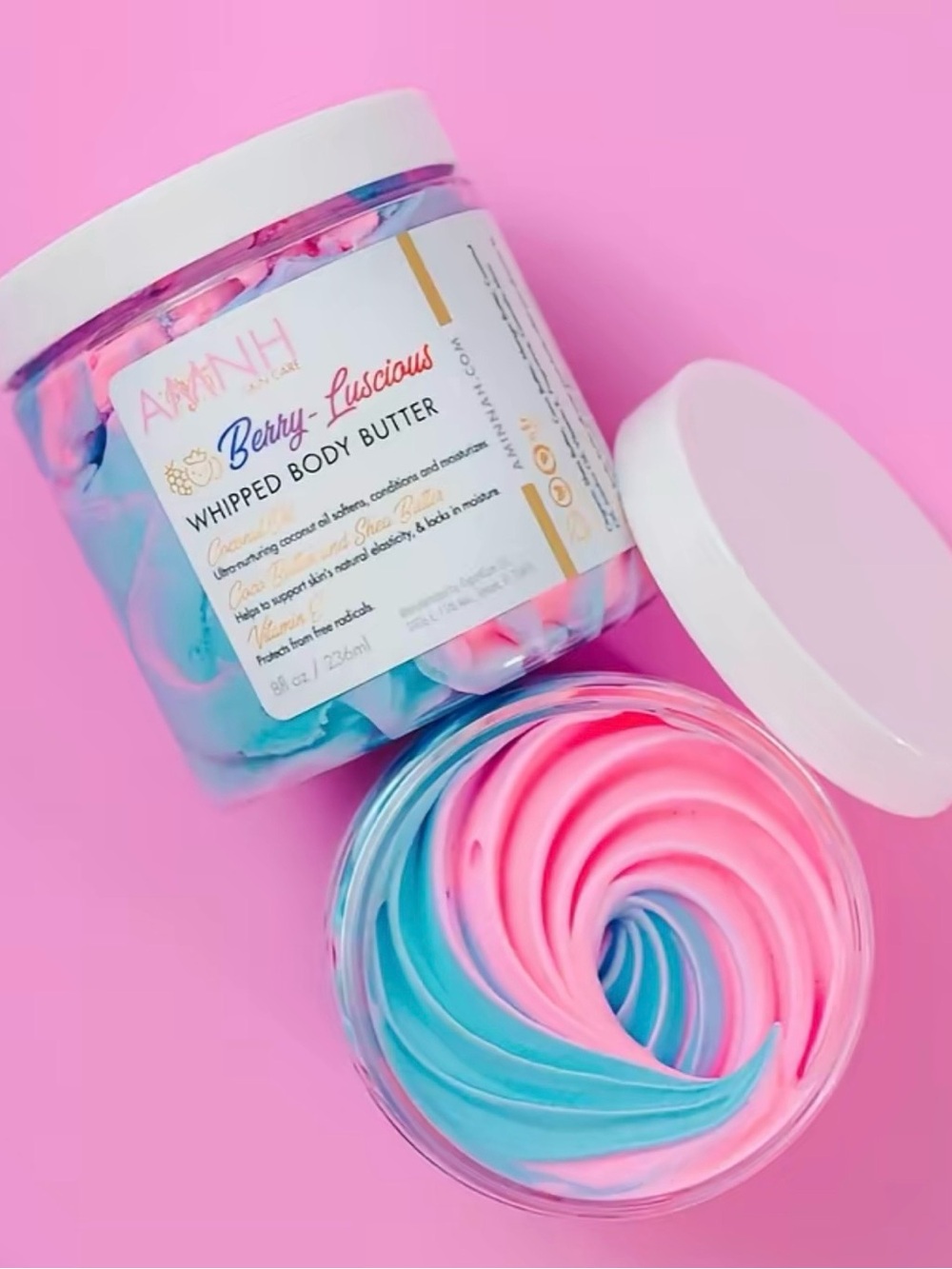 AMINNAH Berry-Luscious Whipped Body Butter